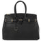 TL Bag - Leather handbag with golden hardware